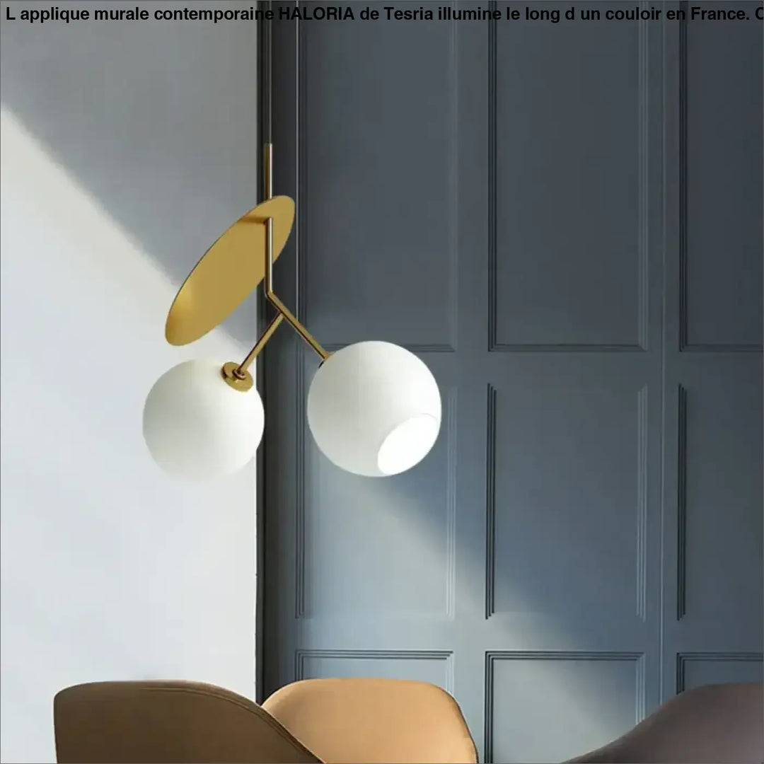Luminaire suspendu minimaliste nordique à deux boules