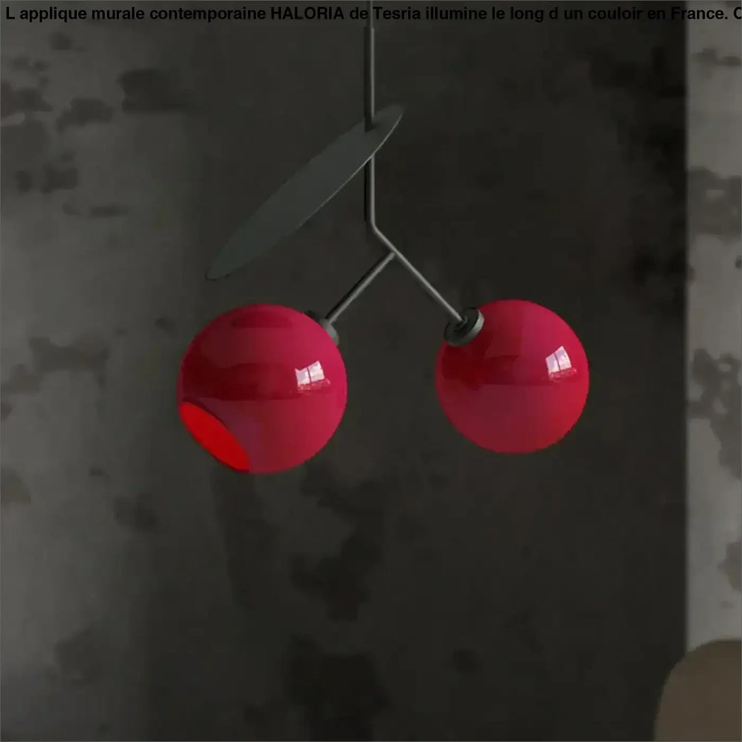 Luminaire suspendu minimaliste nordique à deux boules