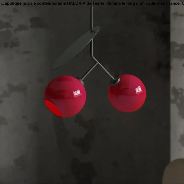 Luminaire suspendu minimaliste nordique à deux boules