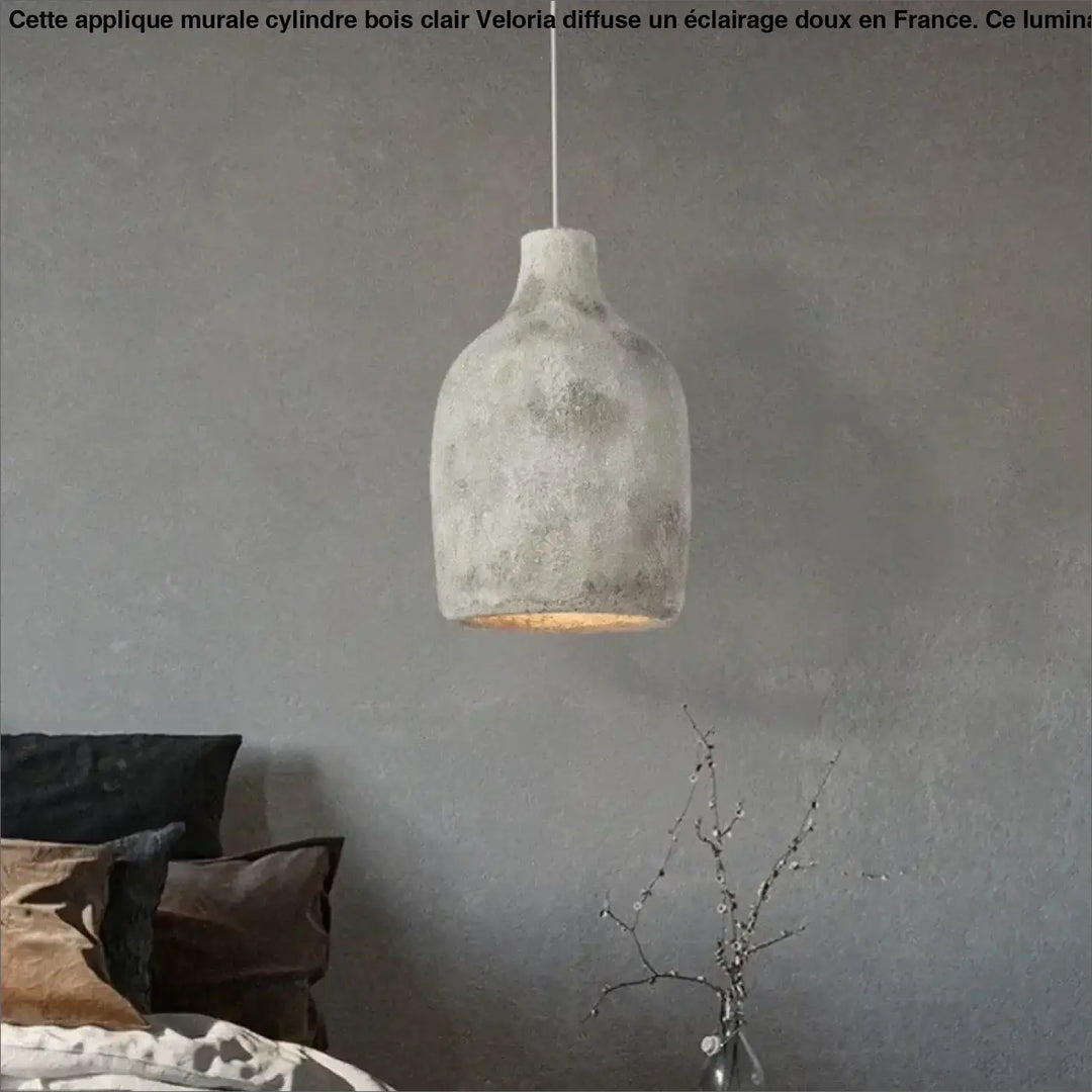 Suspension luminaire chic en résine forme organique moderne