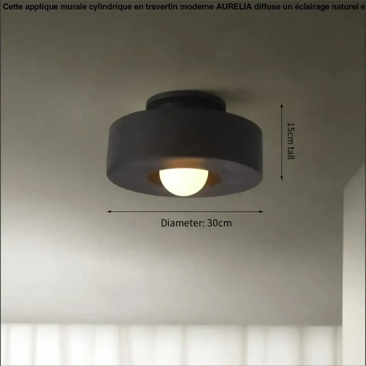 Plafonnier compact style scandinave au design moderne