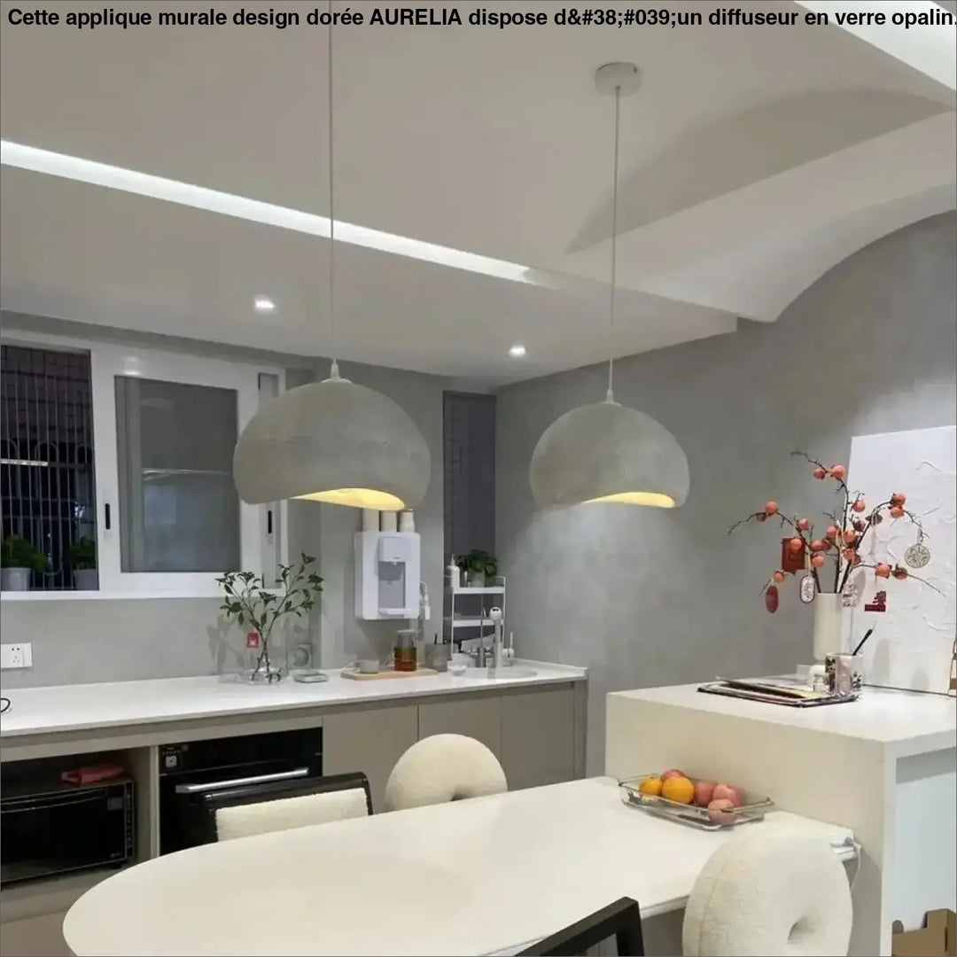 Suspension luminaire moderne en hdps design contemporain