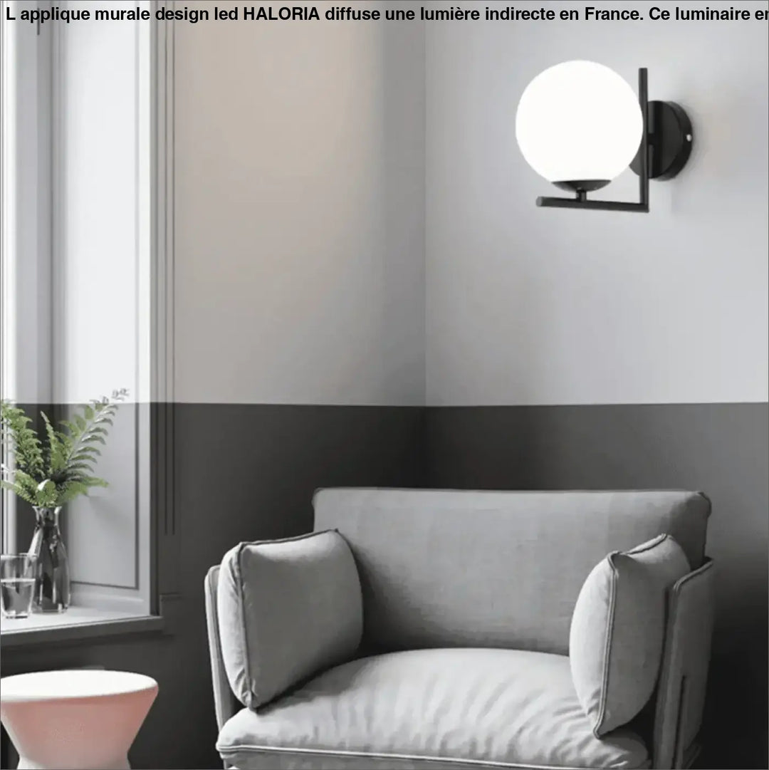 Applique Murale Design Led Bras En L Inversé Laiton