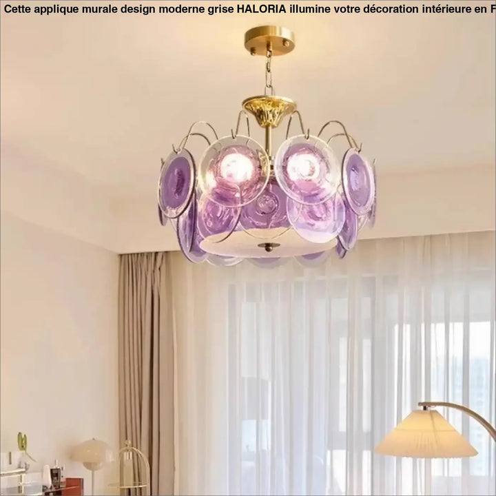 Suspension luminaire en verre style vintage élégant