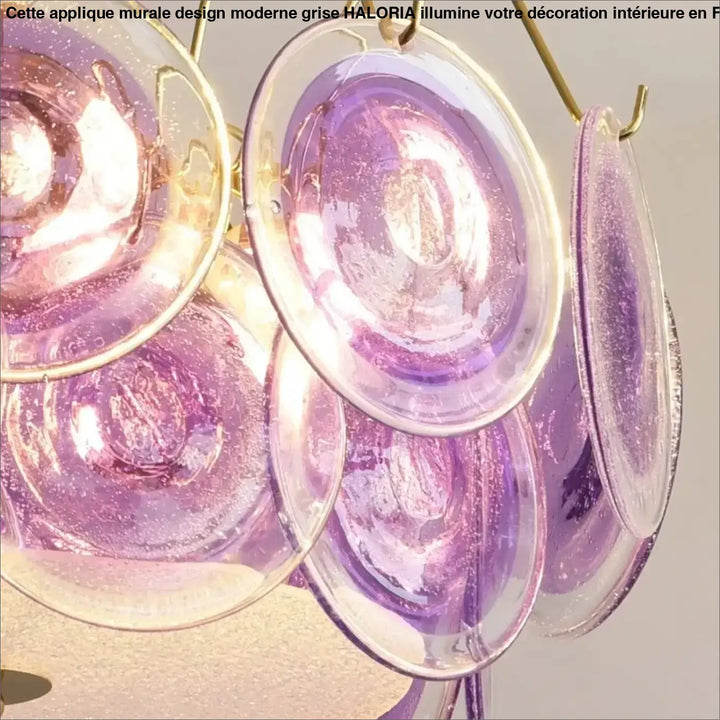 Suspension luminaire en verre style vintage élégant