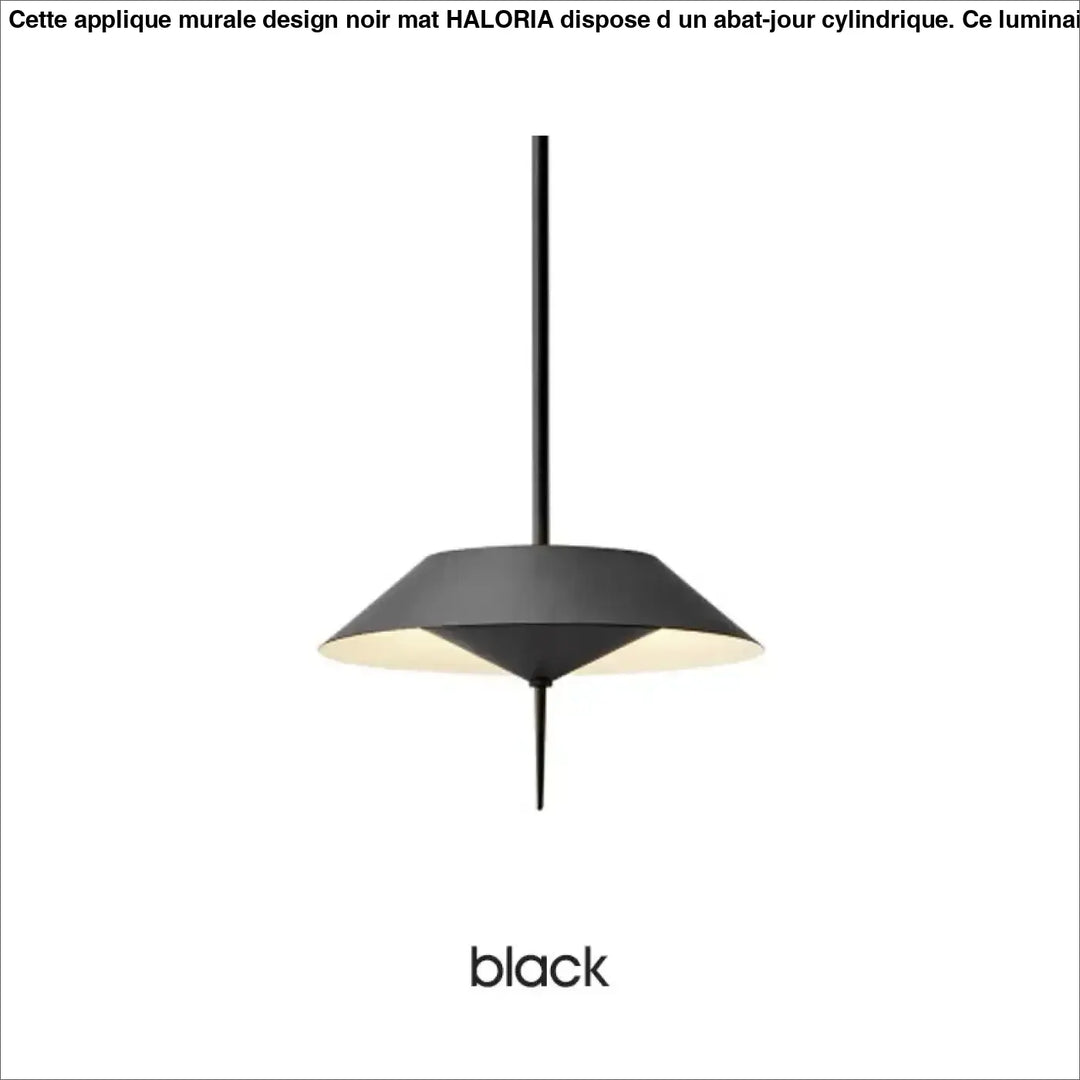 Suspension luminaire en métal doré au style moderne noir