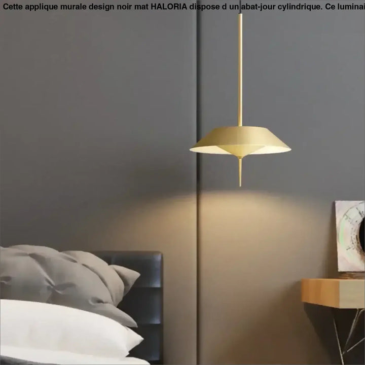 Suspension luminaire en métal doré au style moderne noir
