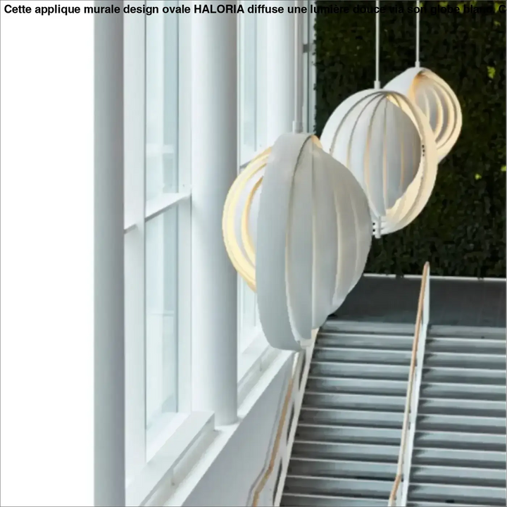 Suspension sphérique lames orientables moderne design épuré