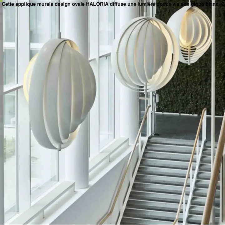 Suspension sphérique lames orientables moderne design épuré