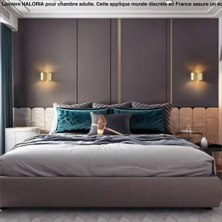 Applique Murale Discrète Pour Chambre D’Adulte En Aluminium