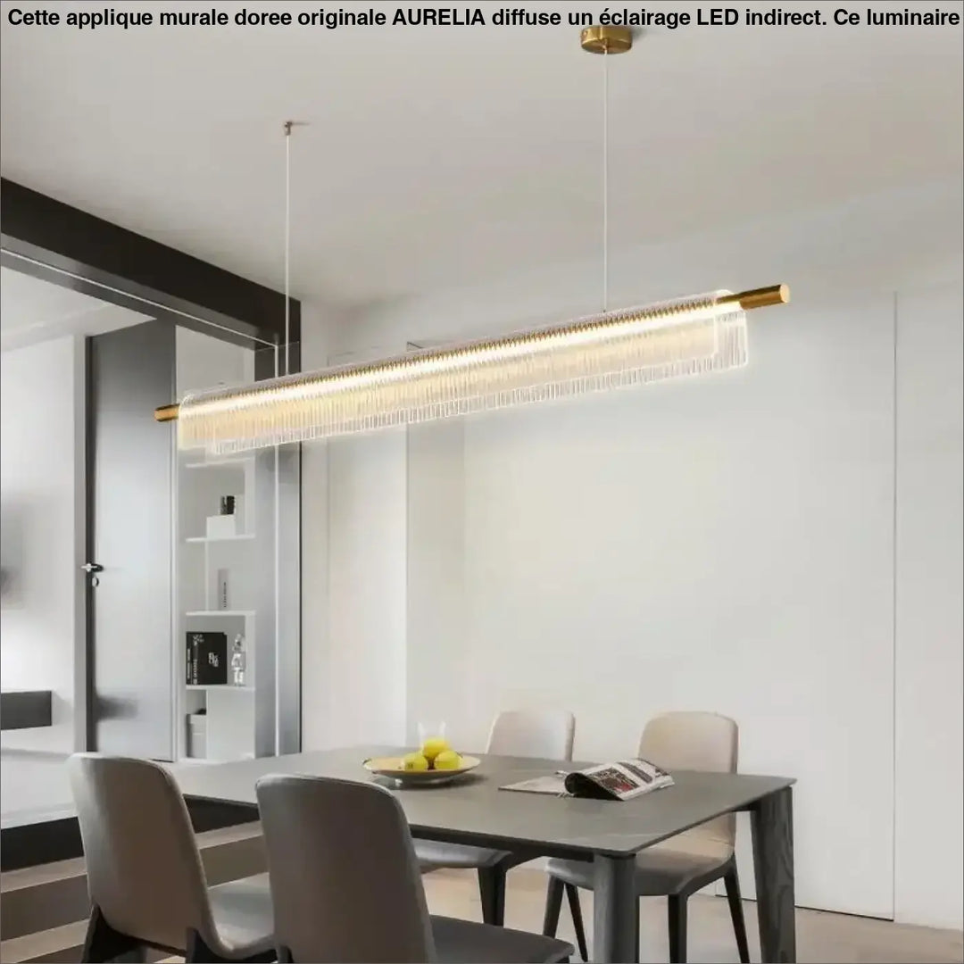 Suspension LED contemporaine pour cuisine ou bureau

