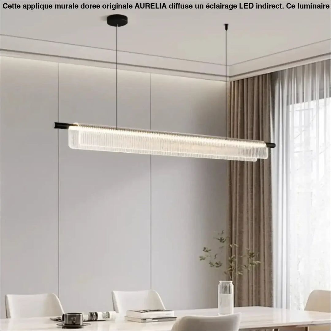 Suspension LED contemporaine pour cuisine ou bureau


