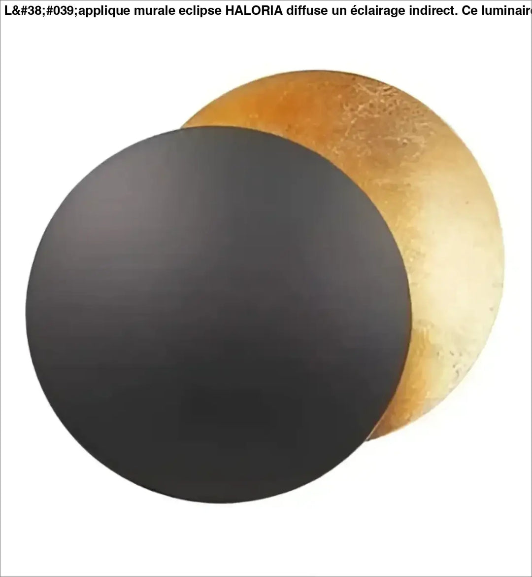 Applique Murale Eclipse Aluminium Moderne