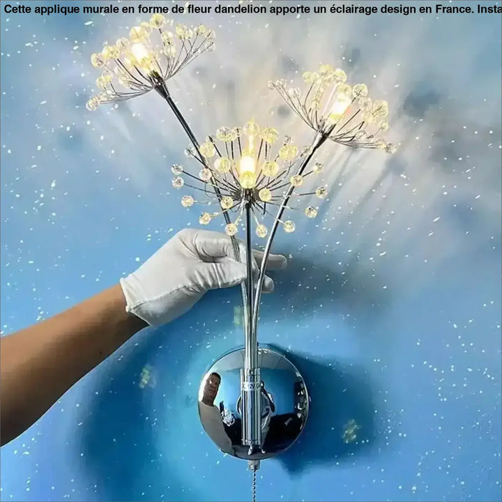 Applique murale en bouquet de fleur dandelion

