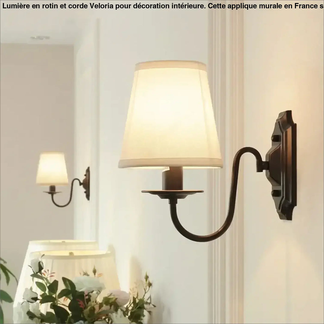 Applique Murale Blanche D’Escalier Au Style Vintage