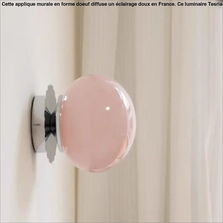 Applique Murale En Forme D’Oeuf Coloré Pour Chambre Moderne