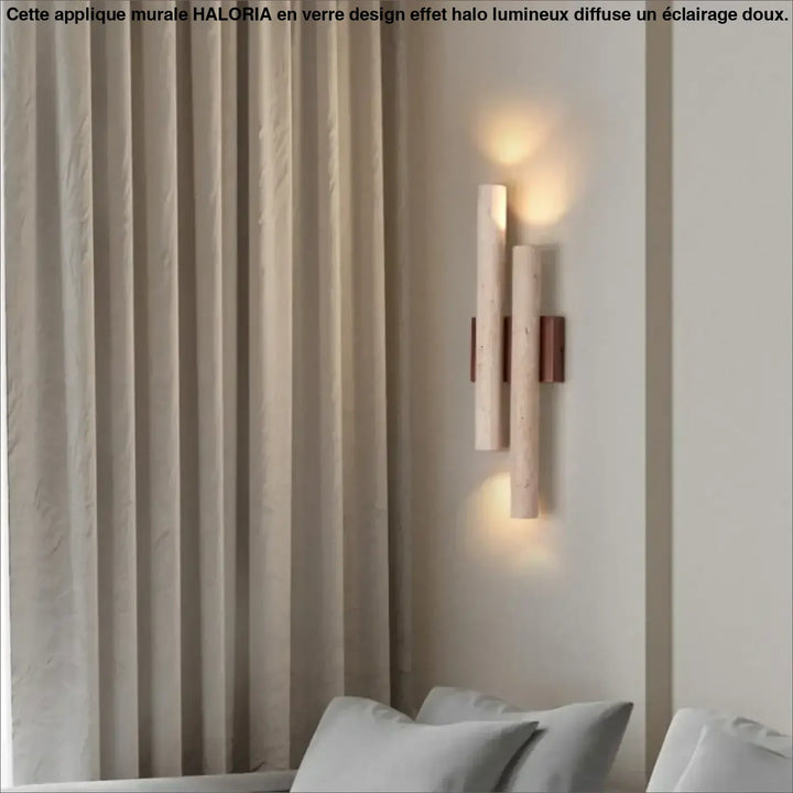 Applique Murale Verticale En Bois Design Minimaliste

