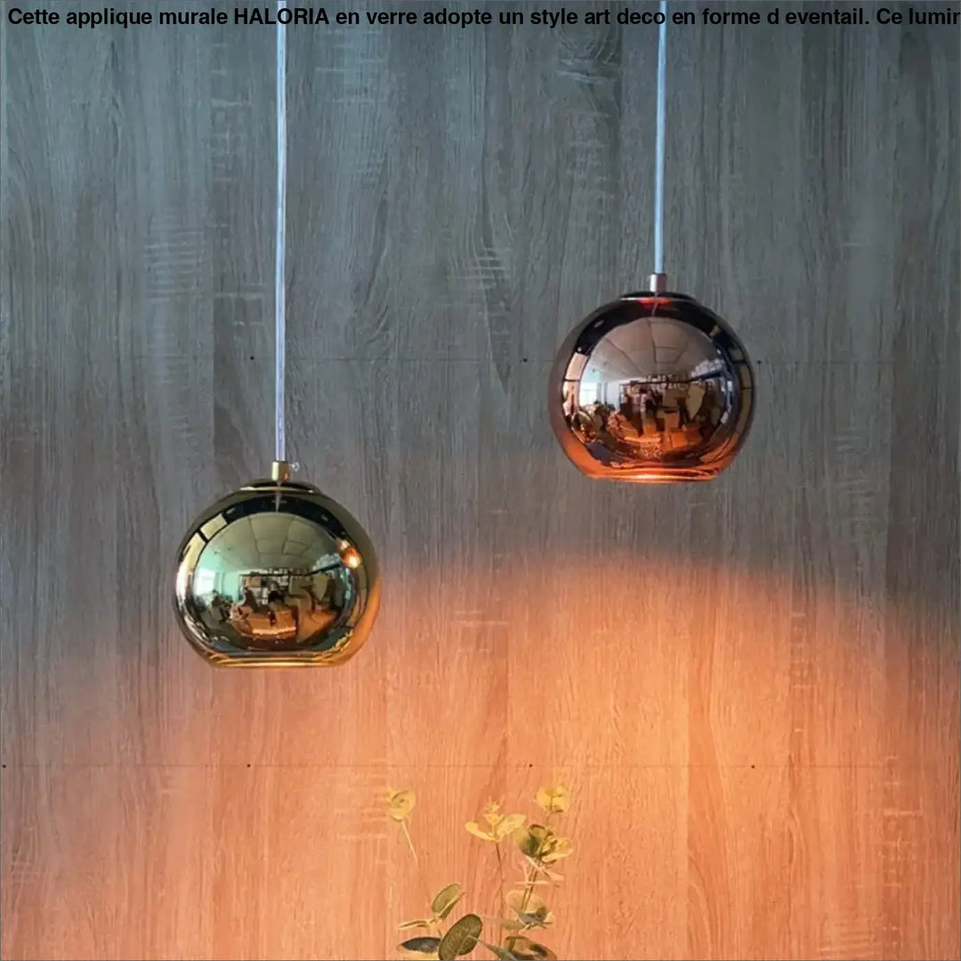 Suspension design contemporaine en verre style élégant