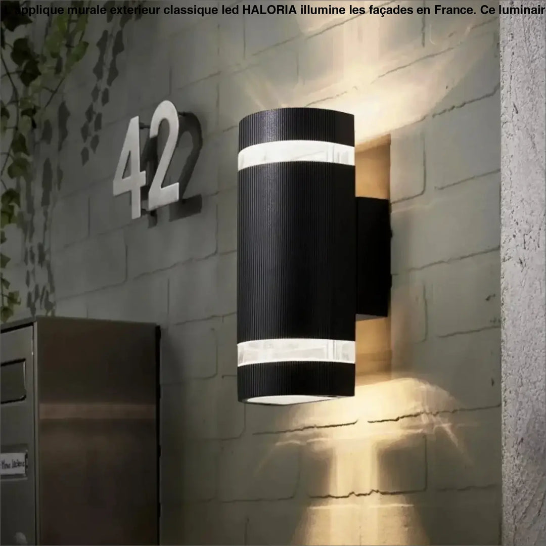 Applique Murale Extérieur Classique LED Cylindre