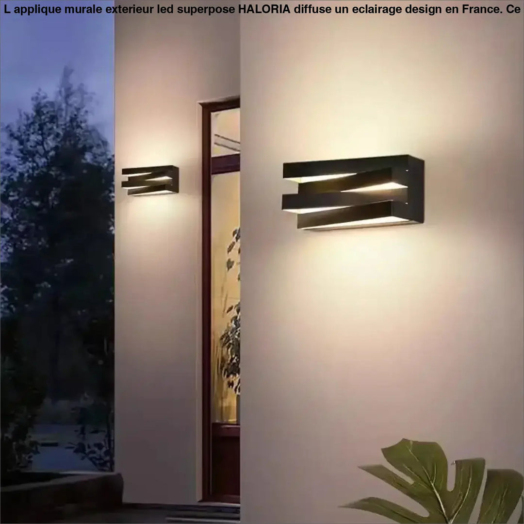 Applique Murale Extérieur LED Superposé Moderne