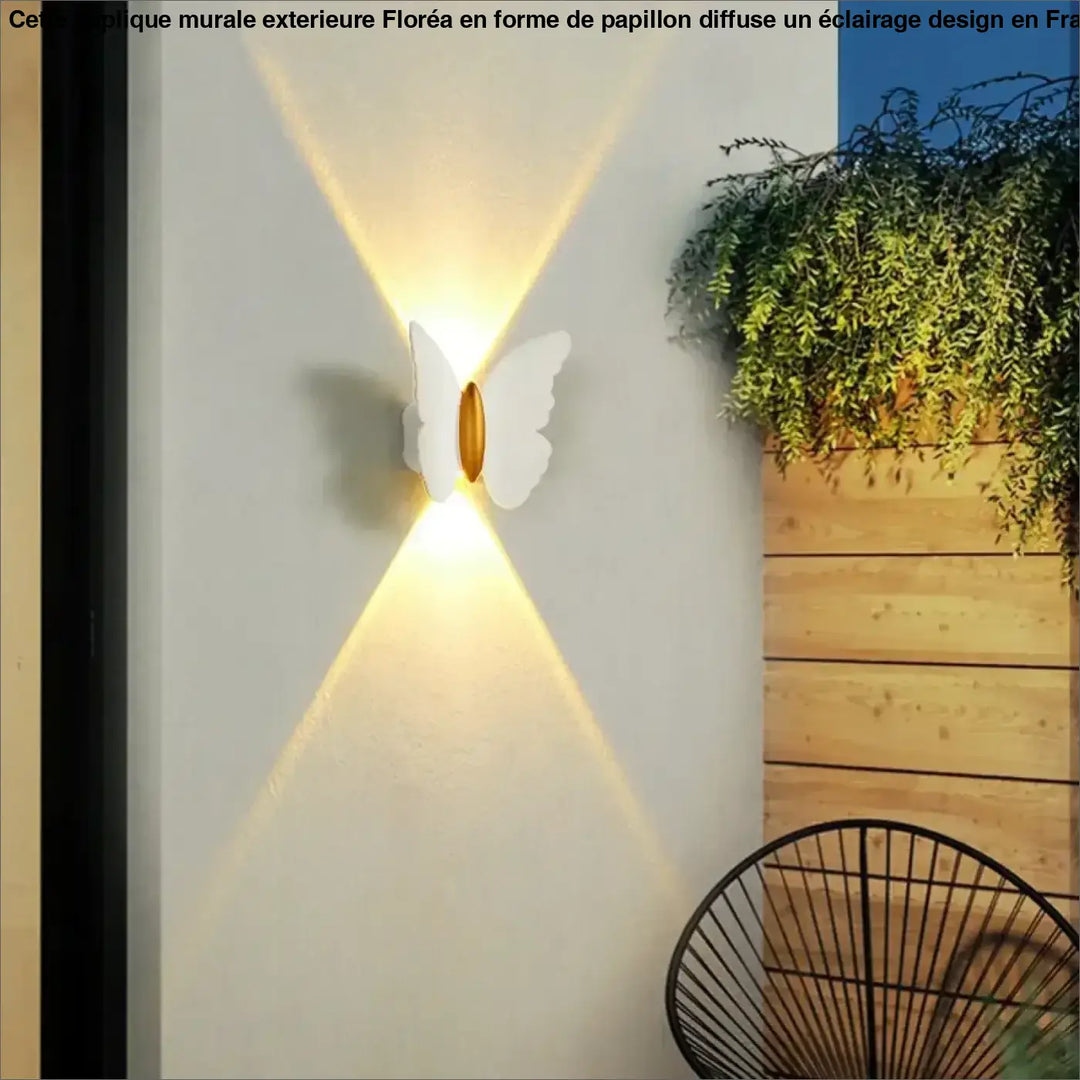 Applique Murale Extérieure En Forme De Papillon Design