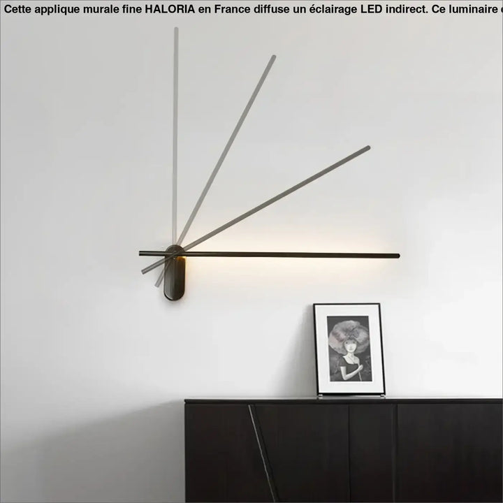 Applique Murale Salon Design Vertical Barre Fine