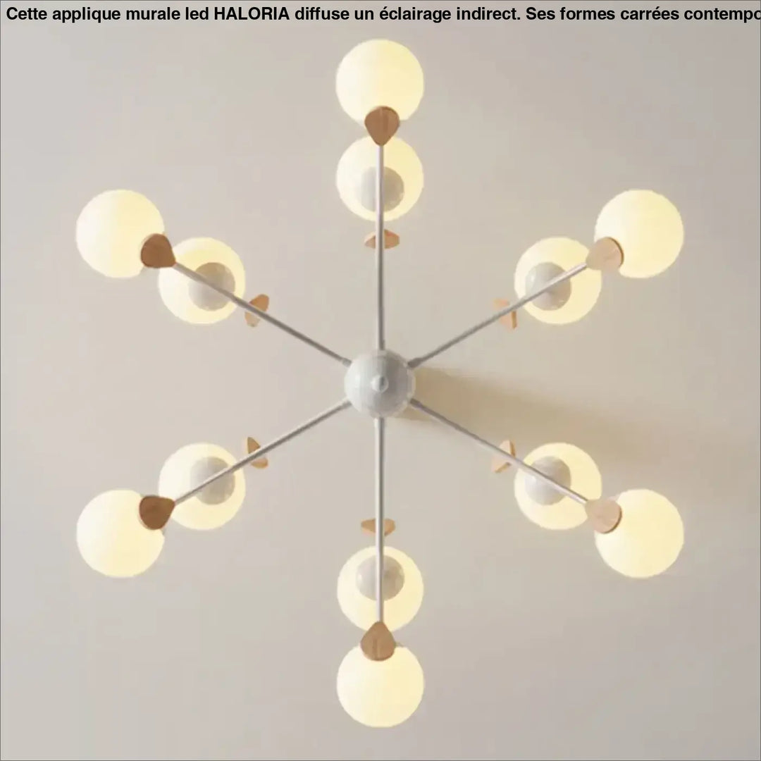 Suspension luminaire nordique de luxe avec branches élégantes