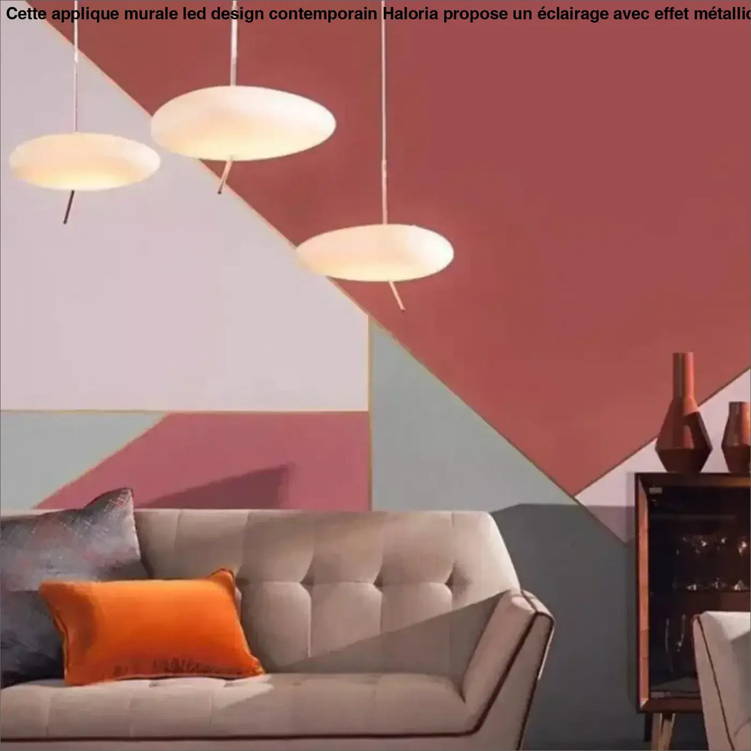 Suspension luminaire minimaliste blanca avec trois suspensions blanches au design sculptural, idée cadeau élégante