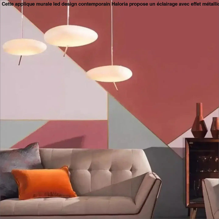 Suspension luminaire minimaliste blanca avec trois suspensions blanches design sculptural idéale comme idée cadeau