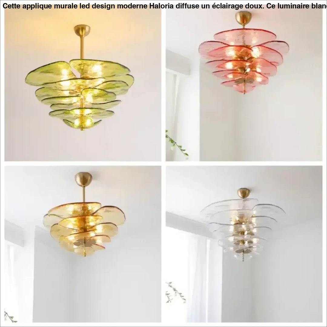 Suspension En Verre Coloré Style Élégant Pour Salle À Manger Chic