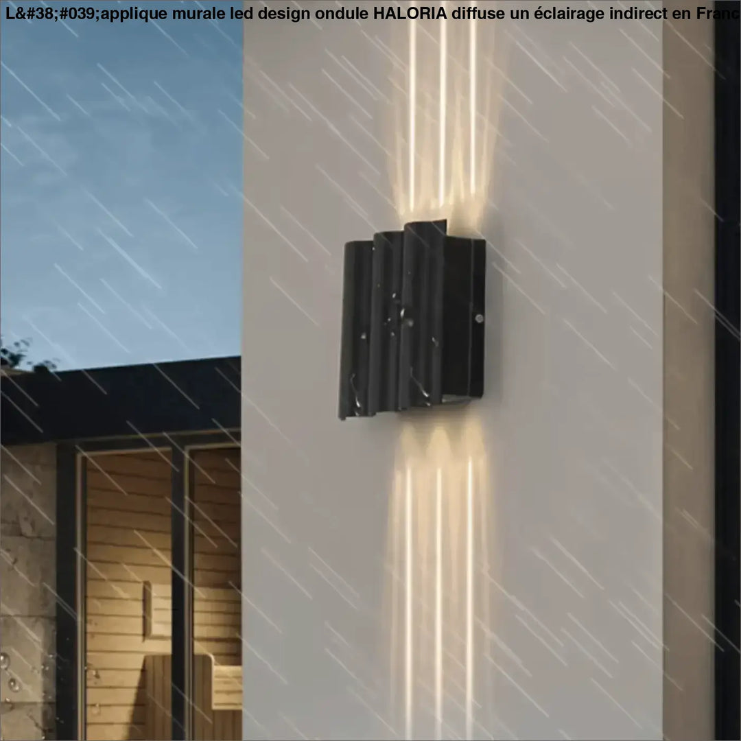 Applique Murale LED Au Design Ondulé