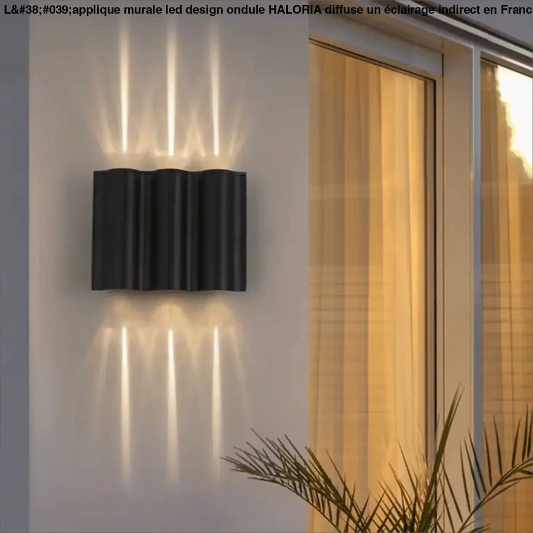 Applique Murale LED Au Design Ondulé