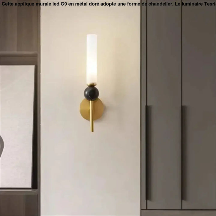 Applique murale LED G9 en forme de chandelier


