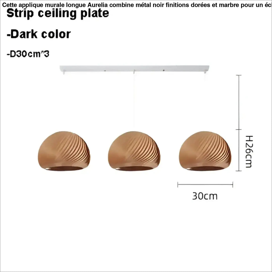 Suspension luminaire en bois clair pour ambiance cosy et naturel
