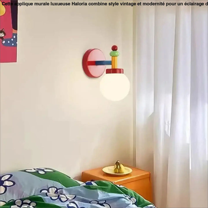 Applique murale tricolore idéal pour une chambre d'enfant

