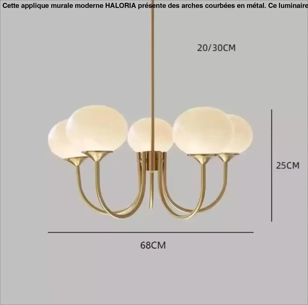 Suspension luminaire rétro en finition crème au style élégant