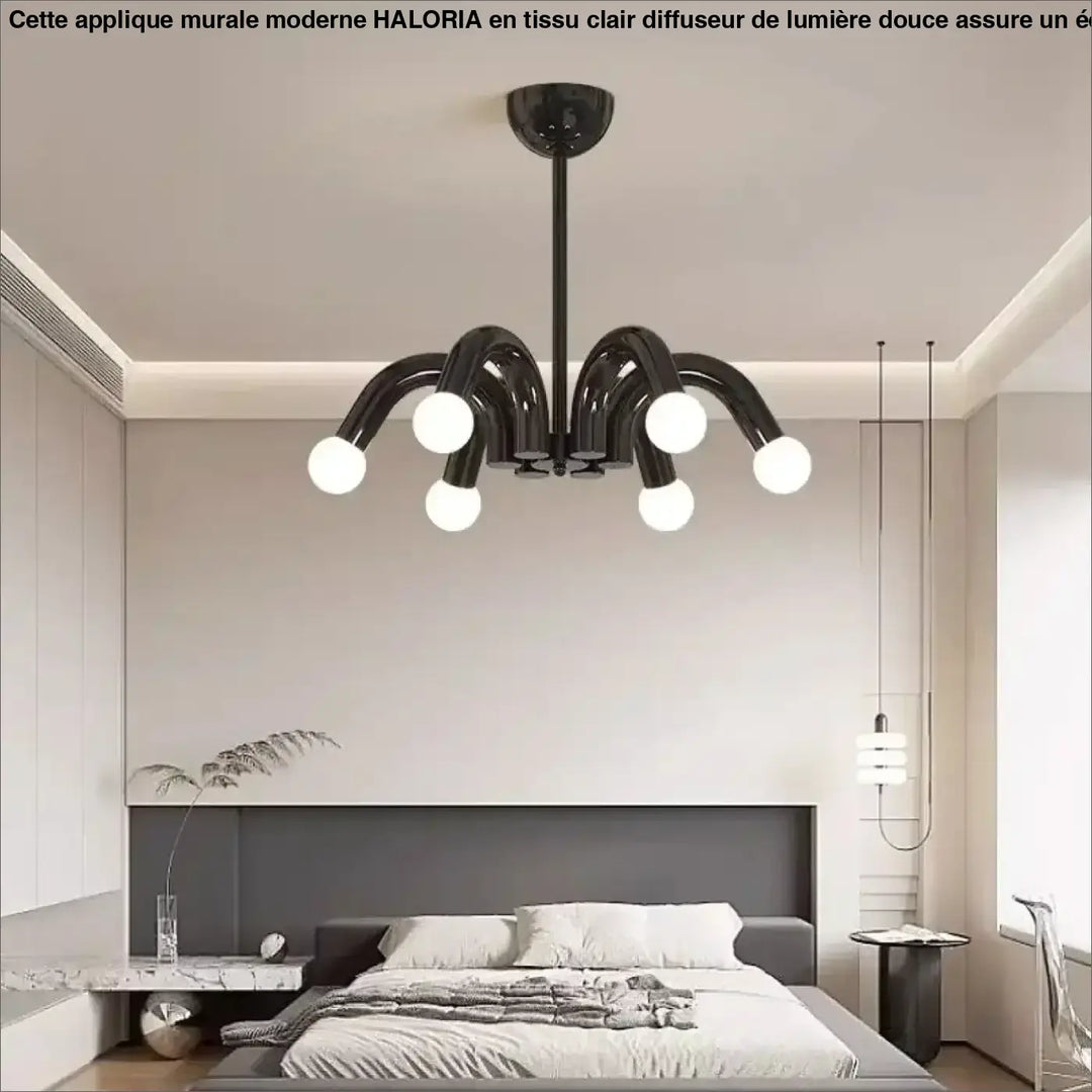 Suspension Luminaire Moderne Original Avec Boules Lumineuses

