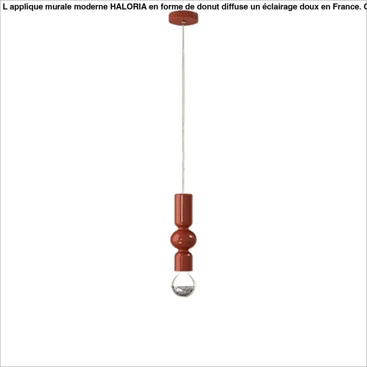 Suspension luminaire minimaliste en métal et verre contemporaine