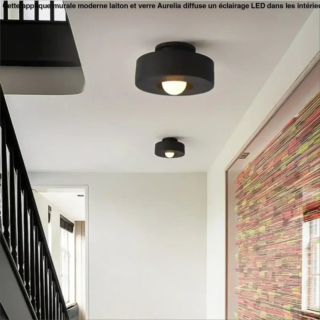 Plafonnier design terracotta look contemporain au style moderne