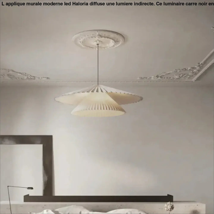 Suspension Luminaire En Papier Style Sculptural À Effet Artistique