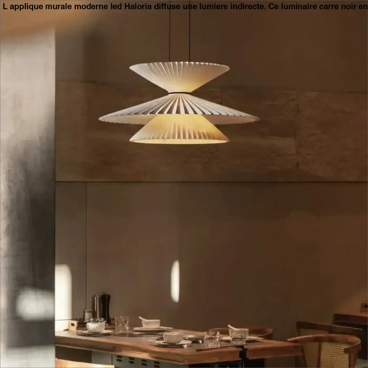Suspension Luminaire En Papier Style Sculptural À Effet Artistique