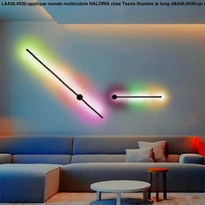 Applique Multicolore En Aluminium Avec Led