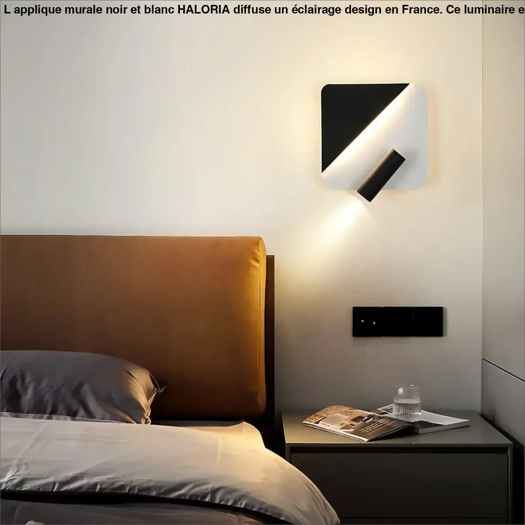 Applique Murale Noir Et Blanc Moderne