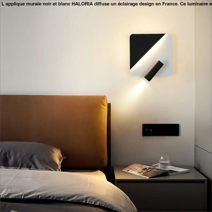 Applique Murale Noir Et Blanc Moderne