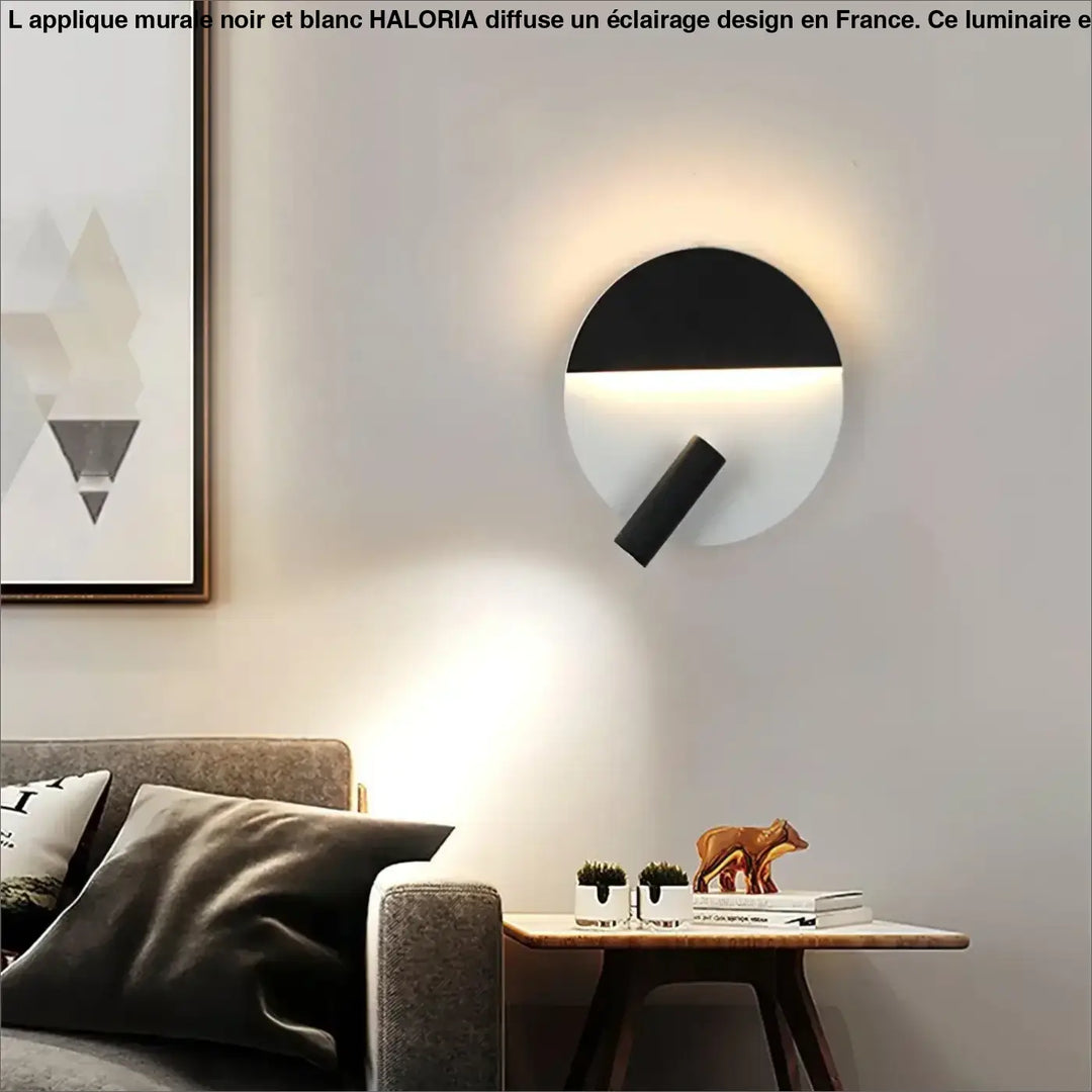 Applique Murale Noir Et Blanc Moderne