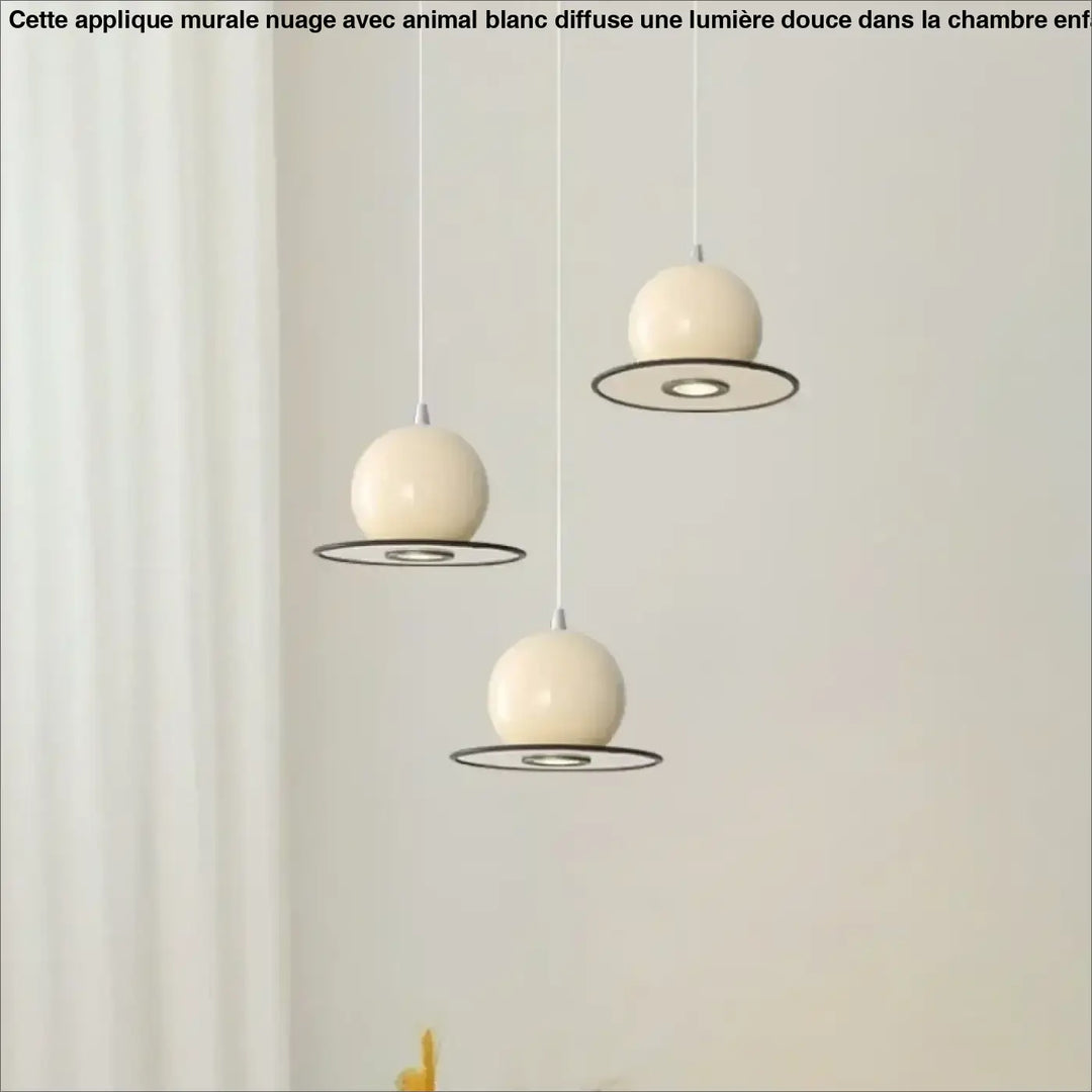 Suspension Luminaire Moderne Design Sphère Colorée Élégante