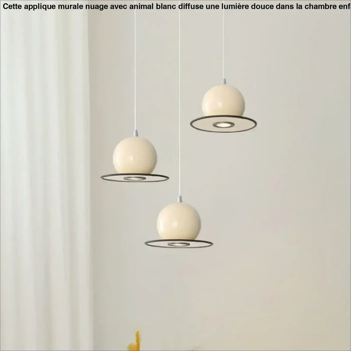 Suspension Luminaire Moderne Design Sphère Colorée Élégante