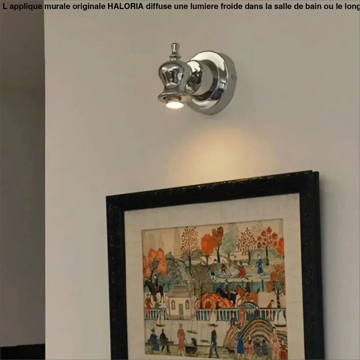 Applique murale chrome d'éclairage de tableaux

