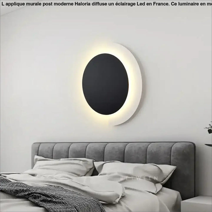 Applique murale post moderne à LED en orange, vert ou noir

