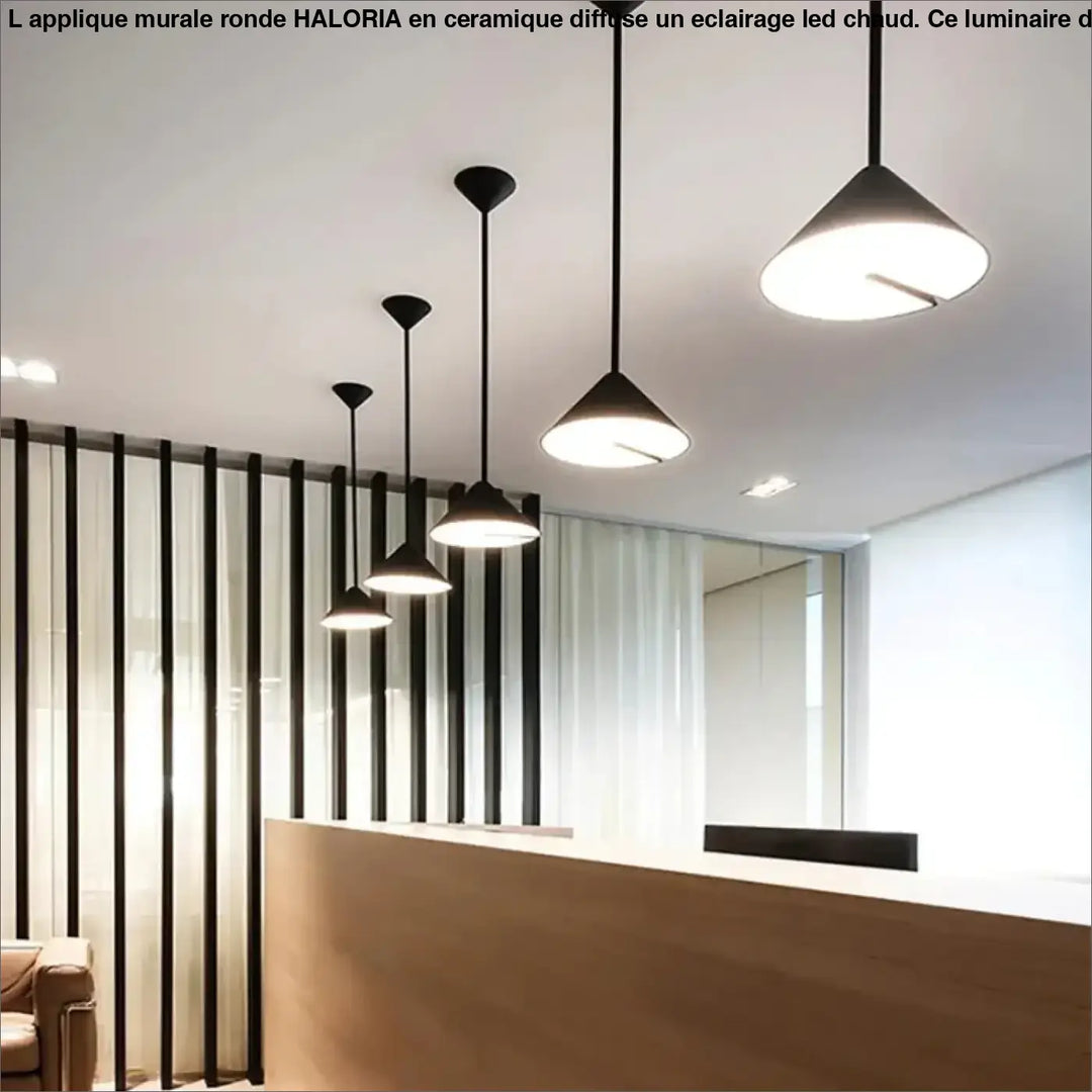 Suspension led acrylique moderne éclairage style design